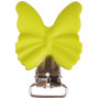 Infinity Hearts Silikonseleclips Silikon Schmetterling Grün 3.5x3.8cm - 1 Stück