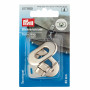 Prym Drehververschluss/Taschenverschluss Soft Stahl Silber 35x20mm - 1 Stk