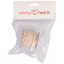 Infinity Hearts Spitze/Blond Band Beige 12mm 2.5m