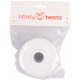 Infinity Hearts Spitzenband Weiß 25mm 2,5m