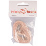 Infinity Hearts Stoffband/Geschenkband Ass. Schneeflocke Rot 15mm - 3 Meter