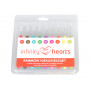 Infinity Hearts Rainbow Häkelnadel-Set 13,7cm 2-6mm 9 Größen