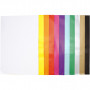 Glanzpapier, Sortierte Farben, 32x48 cm, 80 g, 11x25 Bl./ 1 Pck