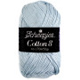 Scheepjes Cotton 8 Garn Unicolor 652 Helles Jeansblau