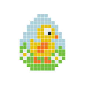 Pixelhobby Osterküken - Ostern Pixelhobby-Muster