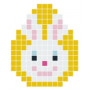 Pixelhobby Osterhasenkopf - Ostern Pixelhobby-Muster