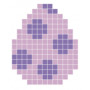 Pixelhobby Osterei Lila - Ostern Pixelhobby-Muster