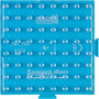 Hama Maxi 8224 Stiftplatten Beutel Quadrat transparent - 1 Stk