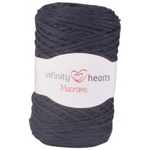 Infinity Hearts Macrome Garn 19 Marineblau