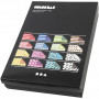 Color Bar-Karton, Sortierte Farben, A4, 210x297 mm, 250 g, 16x10 Bl./ 1 Pck