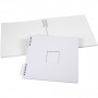 Scrapbook, Weiß, Größe 30,5x30,5 cm, 250 g, 1 Stk