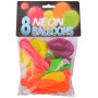 Bini Neon Ballons versch. Farben Ø26cm - 8 Stk