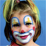 Eulenspiegel Gesichtsfarbe - Schminkset, Arsch. Farben, Clown, 1Satz