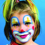 Eulenspiegel Gesichtsfarbe - Schminkset, Arsch. Farben, Clown, 1Satz