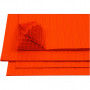 Harmonika-Papier, Orange, 28x17,8 cm, 8 Bl./ 1 Pck