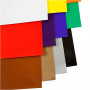 Glanzpapier, Sortierte Farben, 32x48 cm, 80 g, 11x25 Bl./ 1 Pck
