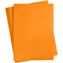 Karton, orange, A2, 420x594 mm, 180 g, 100 Blatt/ 1 Packung.