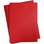 Karton, weihnachtlich rot, A2, 420x594 mm, 180 g/m², 100 Blatt/ 1 Packung.