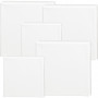 ArtistLine Leinwand, Weiß, Größe 15x15+20x20 cm, T 1,6 cm, 360 g, 40 Stk/ 1 Pck