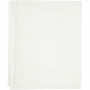 Transfer-Bügelfolie, Weiß, 21,5x28 cm, für helle und dunkle Textilien, 12 Bl./ 1 Pck