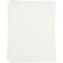 Transfer-Bügelfolie, Weiß, 21,5x28 cm, für helle und dunkle Textilien, 3 Bl./ 1 Pck