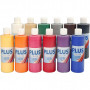 Plus Color Bastelfarbe, Standard-Farben, 12x250 ml/ 1 Pck