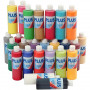Plus Color Bastelfarbe, Sortierte Farben, 30x250 ml/ 1 Pck