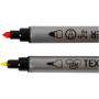 Textilstifte, Linienbreite: 2,3+3,6mm, 20 Stk, Standardfarben