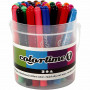 Colortime Marker, Sortierte Farben, Strichstärke 5 mm, 42 Stk/ 1 Pck