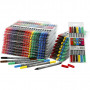 Colortime Dual-Filzstifte, Sortierte Farben, Strichstärke 2,3+3,6 mm, 260 Stk/ 1 Pck