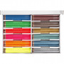 Colortime Buntstifte, Metallic-Farben, Neonfarben, L 17,45 cm, Mine 3 mm, 144 Stk/ 1 Pck