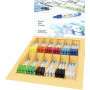 SOLO GOYA Aqua Paint Marker-Sets, Sortierte Farben, 12x6 Stk/ 1 Pck