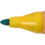 Stoffmalstifte, Sortierte Farben, Strichstärke 2-4 mm, 12 Stk/ 1 Pck
