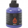 Art Acrylfarbe, violettblau, halbglänzend, halbtransparent, 500 ml/ 1 Flasche.