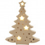 Pappfigur mit eingebautem Licht, Weihnachtsbaum, H: 27 cm, Tiefe 4 cm, B: 21,5 cm, 1 Stk.