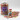 Kunststoffperlen und Elastisches Schmuckband, Größe 6-20 mm, Lochgröße 1,5-6 mm, 1 Pck