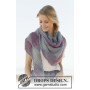 Lamella by DROPS Design - Strickmuster mit Kit Tuch 176x50cm