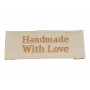 Label 'Handmade With Love' Sand