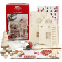 Materialset für Weihnachtsmann-Haus, 1 Set