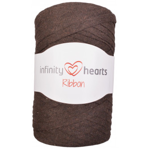 Infinity Hearts Ribbon Bändchengarn 10 Dunkelbraun