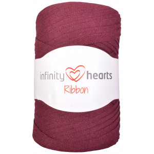 Infinity Hearts Ribbon Bändchengarn 30 Bordeaux