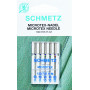 Schmetz Nähmaschinennadeln Microtex 130/705 H-M Größen 60-80 - 5 Stk