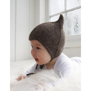 Alladin by DROPS Design - Strickmuster mit Kit Baby-Mütze Größen 4-9 Monate