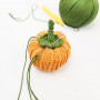 Crocheted Pumpkin by Rito Krea - Häkelmuster mit Kit Kürbis