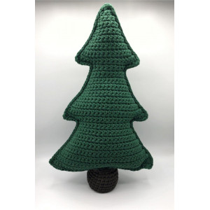 Weihnachtsbaum aus Stoffgarn by Rito Krea - Häkelmuster mit Kit Weihnachtsdeko 50cm