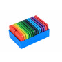 KnitPro Rainbow Kammnadeln 2 Größen - 20 Stk