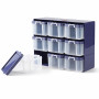 Prym Sortierbox mit 9 Kunststoffboxen 27x21x12cm