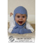 Baby Aviator Hat by DROPS Design - Strickmuster mit Kit Baby-Mütze, Schal und Fäustlinge Größen 4-9 Monate