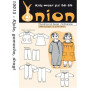 ONION Pattern Kids 10015 Kleid, Gamaschen &amp; Anzug Größe 68-86/6-18 Monate