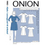 ONION Schnittmuster Plus 9005 Kleid im Corsagenschnitt Größe. XL-5XL